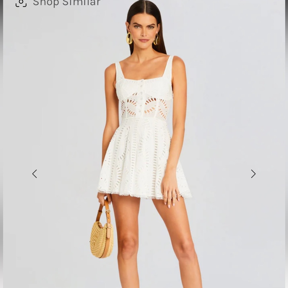 Charo Ruiz White Mini Dress